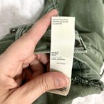 Free People  Olive Green Loving Good Vibrations Cut Off Boho Denim Shorts 29 Photo 4