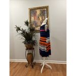MSK Women’s Jersey Dress Size Large Striped Sundress Sleeveless Scoop Neck Photo 4