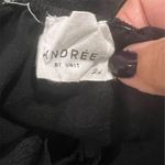 Andree by Unit Women's 2XL Black Sleeveless Ruched Tie Neck Tank Top Photo 4