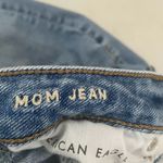 American Eagle  Jeans Women’s 2 Mom High Rise Tapered Light Wash Cotton M… Photo 2