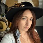 Vintage Black Feather Embellished Wide Brim Hat Small Photo 7