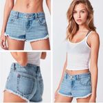 Urban Outfitters  BDG Dolphin Low Rise Denim Blue Jean Shorts Size 27 Photo 1