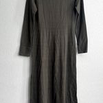 Who What Wear Jade Square-Back A-Line LS Dress in Olive Green, Size XL NWT Photo 3