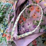 Alice + Olivia  Karolina Tie Front Tiered Tassel Maxi Dress Sz 8 Photo 3