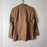 J.Crew  Collection Alfie blazer in champagne lamb leather size 4 Photo 4