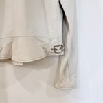 Coach  leather biker jacket in cream/ off-white NWOT Photo 7