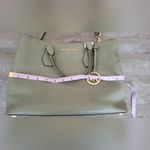 Michael Kors Camille large pebbled Leather Satchel Photo 11