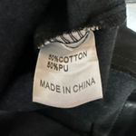 Princess Polly Black High Rise Wide Leg Faux Leather Vegan Trousers Pants Sz 6 Photo 4