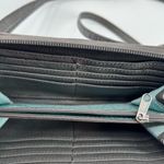 The Sak IRIS Large Smartphone Crossbody Wallet Leather Gray Rhinestones taupe Photo 5