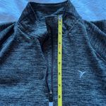 Old Navy Like new: black & white striped women’s long sleeve quarter zip Photo 3