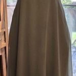 Azazie Lace Overlay Floral Pattern bodice sage bottom Sleeveless Dress A10 Photo 0