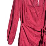 Princess Polly  The Villa Mini Dress In Burgundy Size 6 Photo 3