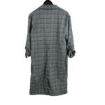 Bershka  Plaid Casual Trench Jacket M/L Photo 5