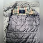 Burberry  Grey Nova Check Mid Length Down Hooded Padded Parka Puffer Coat Jacket Photo 10