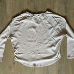 Zyia Active Wear Cream Long-Sleeve Top, Sz M Photo 2