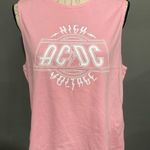 Pimkie NWT AC/DC HIGH VOLTAGE PINK TANK Photo 0