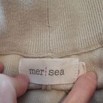 MER | SEA CREAM KNIT LOUNGE PULL ON COTTON DRAWSTRING WAIST WIDE LEG PANTS SMALL Photo 13