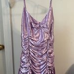 Lucy in the Sky WILL NOT TAKE LESS Purple Ruched Dress Photo 1