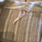 Free People  Chino Striped Blazer Sz Small Cute! Photo 2