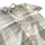 Kuhl  Women's Kamila Flannel Shirt Light Gray Plaid Button Down Size SMALL Photo 6