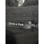 Doe & Rae Black Crinkle Gauze Short Sleeve Top New With Tags 100% Cotton Size S Photo 3