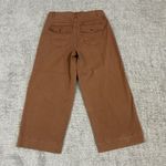 Spanx Pants Womens Large Petite Rust Brown Stretch Wide Leg Crop Casual 20312Q Photo 4