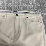 Banana Republic Premium Denim High Rise Barrel Fit Jean In Ecru Size 32 Long Photo 6