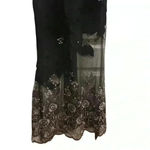 Nicole Bakti for Cache Vintage Black Lace Maxi Dress Women's Size S Formal Long Photo 2