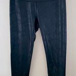 Zella  Glossy Black Active Leggings Photo 0