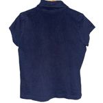 Ralph Lauren Polo Jeans Co Women’s Size L Navy Blue Short Sleeve Polo Shirt Size L Photo 2