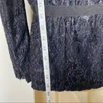 Moschino  Cheap and Chic black lace blazer jacket waist bow details size 4 Photo 8