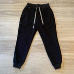 FIGS Black Zamora Jogger Fitted Catarina Top Scrub Set Uniform Women size Medium Photo 6