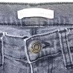 SO  Womens High Rise Distressed Crop Skinny Mom Jeans‎ Black Size 27 Photo 4