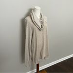 Free People Beach Top Tunic Two Body Corps Deux Cowl Relaxed Fit Lounge Oatmeal Photo 1