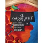 Carol Little Sport Hawaiian Floral Print Blouse Top Size M Medium Cruise‎ Wear Photo 3