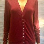 Burgundy Cardigan Red Size L Photo 0