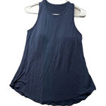 Shebird Size 2 Tank Top Womens Blue Built In Bra Freedom Racerback Athletic Photo 0