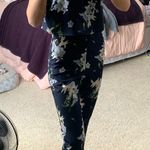 Missguided Floral Strapless Jumpsuit Photo 0