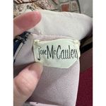 dress high neck long sleeve beaded blue knee length blue Size M Photo 10