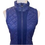 Athleta Rock Springs Lightweight Quilted Full Zip Vest Cobalt Blue Size Small Photo 2