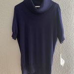 Cambridge Dry Goods Blue Turtleneck Sweater Silk Blend Pullover Size M NWT Size M Photo 12