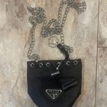 Mini Novelty Prada Keychain/Coin Purse Black Photo 0