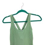 Free People Free Throw Onesie Jumpsuit Ribbed Seamless Green Size Large Photo 4