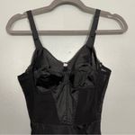 Vintage 1960s Charmode Corseted Slip Bustier Nylon Vixen Pin Up Black 34B Size undefined Photo 1