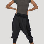 Psylo Kimo Black Harem Pants Drop Crotch Lounge Size M/L Size M Photo 0