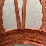 Victoria's Secret  PINK Burnt Orange Lace Push-up Strappy Racerback Bralette Photo 6
