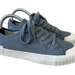 Taos One Vision Sneakers Women's Size 8.5 Blue Canvas Lace Shoes Comfort Photo 0