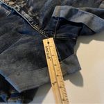 Apt. 9  Stretch Acid Wash Dark Denim Mid Rise Cuffed Midi Short Size 8 Photo 11