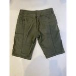 prAna  Army Green Stretchy Larissa Knickers Shorts Cotton Casual Sz 8 Lightweight Photo 3