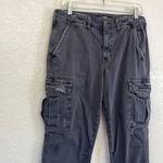 Hudson Jeans Women's Jane Relaxed Cargo Pants Grey Size 28 Photo 3